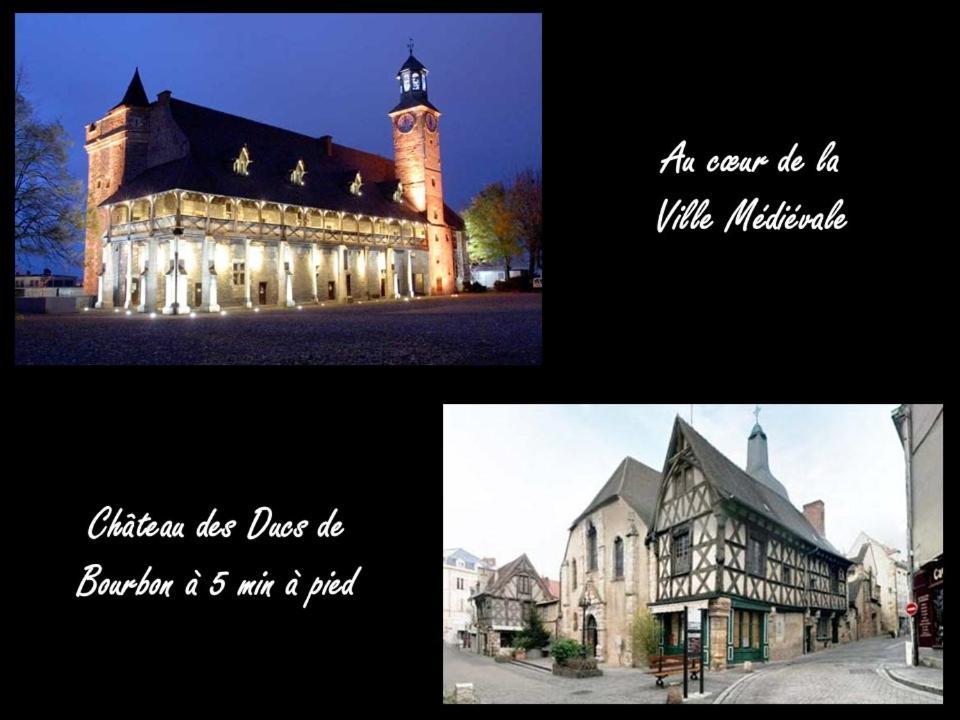 Centre-Ville - Gare - Jardin Wilson - Chateau Bourbon Montluçon Buitenkant foto